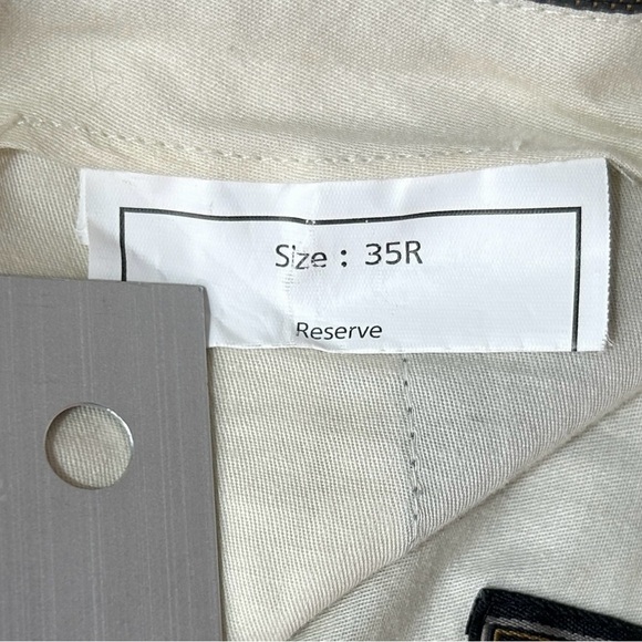 JOS A BANK Reserve Grey Marzotto Wool Dress Pants Mens 35 X 29 (35R) Flat Front - Picture 11 of 12